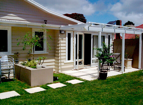 ferny rear patio bedroom